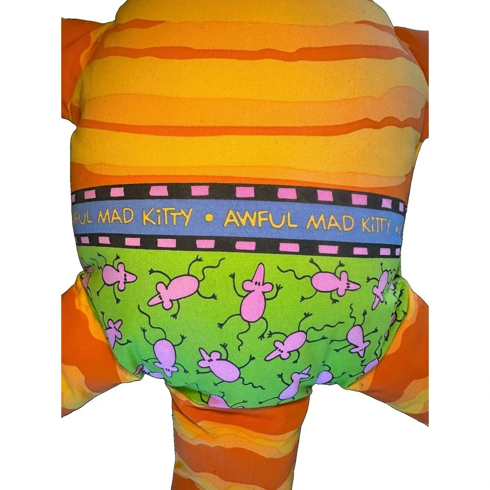 RARE Fat Cat Inc VTG Dog Toy Anne Lika Doggy Hoots NEW Pillow Plush Stuffed 29